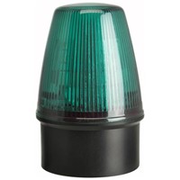 Moflash LED100 Green LED Beacon, 20  30 V ac/dc, Flashing, Surface Mount, Wall Mount