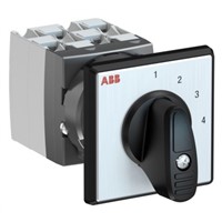 ABB, SPST 4 Position 30 Rotary Switch, 400 V, 25 A, Handle Actuator