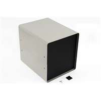 Hammond 1401 Ventilated, Aluminium &amp;amp; Steel Project Box, Black &amp;amp; Grey, 356 x 254 x 127mm