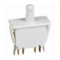Door Interlock Micro Switch Plunger, SPDT 100 mA Thermoplastic Polyester, -40  +85C