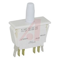 Door Interlock Micro Switch Plunger, DPDT 10 A Thermoplastic Polyester, -40  +85C