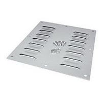 Louvered Grill, Hardware 5.62x5.5 Inches