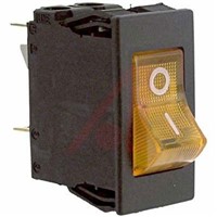Schurter Snap In Circuit Breaker Switch - 220  240V Voltage Rating, 20A Current Rating
