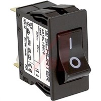 Schurter Snap In Circuit Breaker Switch - 125/250V Voltage Rating, 15A Current Rating