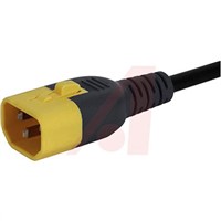 Schurter H Snap-In power cord Male, 10 (IEC) A, 15 (UL &amp;amp; CSA) A, 250 V ac