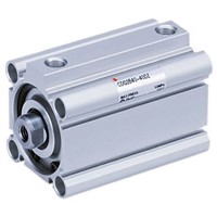 SMC Pneumatic Compact Cylinder 63mm Bore, 100mm Stroke, Double Acting