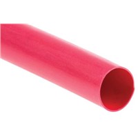 TE Connectivity Red Halogen Free Heat Shrink Tubing 51mm Sleeve Dia. x 30m Length, CGPT Series 2:1 Ratio