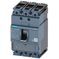 3 160 A MCCB Molded Case Circuit Breaker, Breaking Capacity 25 kA Fixed Mount Sentron 3VA