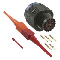 Amphenol, D38999 5 Way Free Hanging MIL Spec Circular Connector Plug, Pin Contacts,Shell Size 11, Quick Coupling