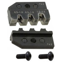 TE Connectivity, ERGOCRIMP Crimp Die Set, FASTIN-FASTON, Positive Lock Terminals