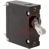 Carling Technologies Panel Mount A Single Pole Thermal Magnetic Circuit Breaker -, 20A Current Rating