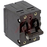 Carling Technologies Panel Mount B 2 Pole Thermal Magnetic Circuit Breaker -, 30A Current Rating