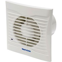 Vent-Axia Silhouette 100T Silhouette Rectangular Ceiling Mounted, Panel Mounted, Wall Mounted Extractor Fan, 75m3/h
