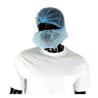 PAL Blue Disposable Hair Cap, One Size, Ideal for Food Industry Use