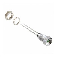 Dialight Green Panel LED, Lead Wires Termination, 2 V dc, 6mm Mounting Hole Size
