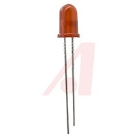 LED Reflector Bulb, bi-pin, Red, Single Chip, T-1 3/4 Lamp, 5.59mm dia., 3 V