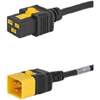 Schurter 2m Power Cable, C19 to I, 16 A, 125 (CSA) V ac, 125 (UL) V ac, 250 (IEC) V ac