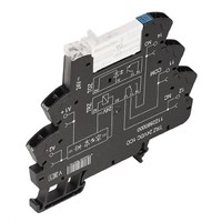 Weidmuller TRZ Series , 24  230V ac/dc SPDT Interface Relay Module, Spring Clamp Terminal , DIN Rail