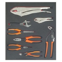 Bahco 8 Piece Maintenance Tool Kit with Foam Inlay