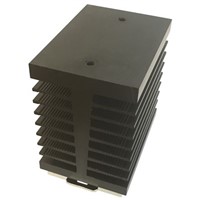 DIN Rail Solid State Relay Heatsink for use with Single Phase SSR