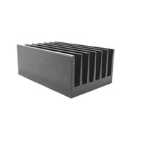 Heatsink, Universal Rectangular Alu, 0.4C/W, 200 x 66 x 40mm, PCB Mount