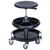 Bott Adjustable Mobile Stool With Underneath Storage