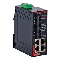 Red Lion Unmanaged Ethernet Switch for use with Any System, SL Series 4 (Bi-Directional) x Inputs 4 (Bi-Directional) x