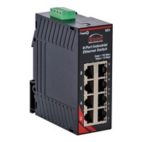 Red Lion Unmanaged Ethernet Switch for use with Any System, SL Series 8 (Bi-Directional) x Inputs 8 (Bi-Directional) x