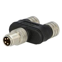 Brad 4 Pole M8 Plug to 4 Pole M8 Socket Adapter