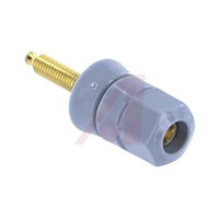 Superior Electric 30A, Blue Binding Post With Brass Contacts and Gold Plated - 12.7mm Hole Diameter