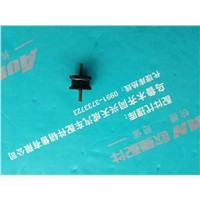 Rubber cushion for shock absorption of high intake pipe