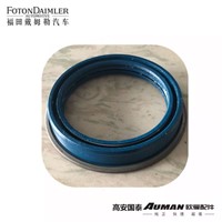 Through shaft oil seal assembly