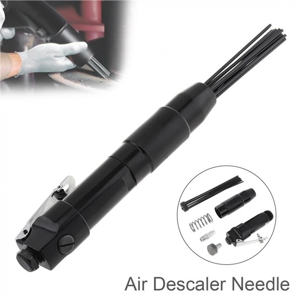 SY-43690 4400rpm Industrial Grade Pneumatic Derusting And Welding Slag Removing Gun Air Rust Remover Tools