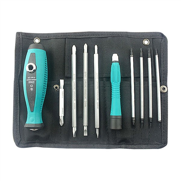 8028 10pcs in bags screwdriver set Include Slotted/Phillips/Torx Precision Screwdriver Professional Cushion Grip