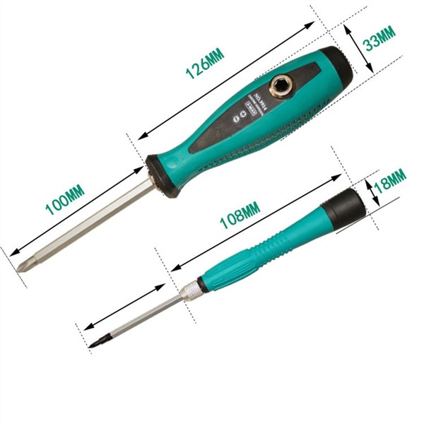 8028 10pcs in bags screwdriver set Include Slotted/Phillips/Torx Precision Screwdriver Professional Cushion Grip