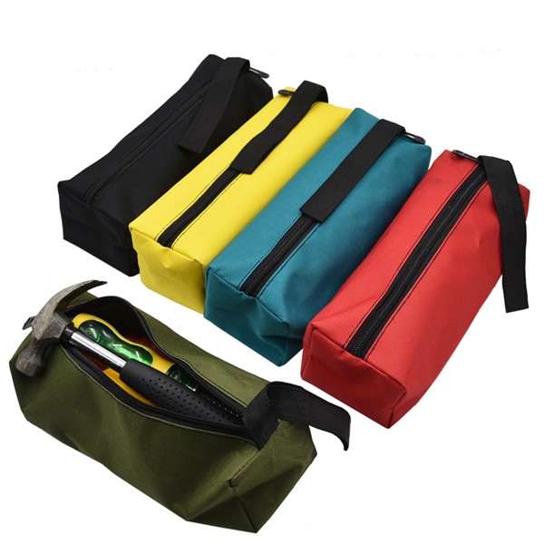 Simple Color Kit Waterproof Electrician Tool Bag Protable Small Hand-held Tool Holder Pocket Multiple Uses