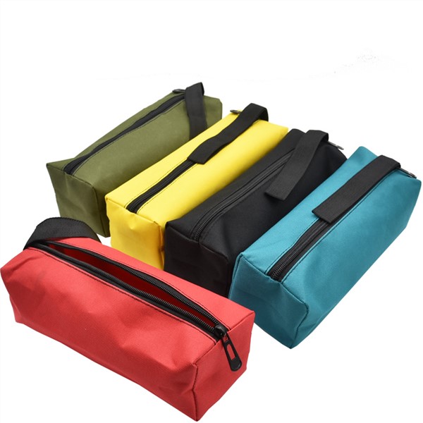 Simple Color Kit Waterproof Electrician Tool Bag Protable Small Hand-held Tool Holder Pocket Multiple Uses