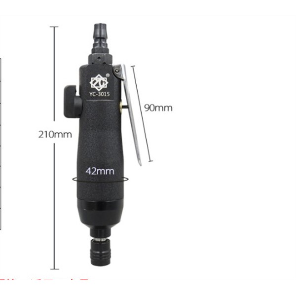 KOPO KP-3015 5H Straight Handle Air Pneumatic Screwdriver Air Screwdriver Drill 5H Air Torgue Screwdriver with Bit