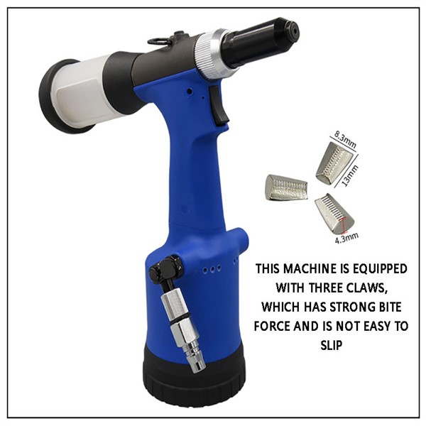 KOPO KP-708X Pneumatic Rivet Nut Gun Pneumatic Nut Riveting Tool Kit Industrial Grade Self-priming Rivet