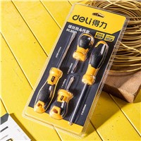 Deli 4 set of torpedo shank screwdrivers set , 4pcs set, DL3501