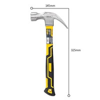 Deli Claw Hammer with Fiber Handle, 0.75kg, DL5003