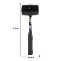 Deli Installation Hammer with Steel Handle, 1.5lb (0.68kg), DL5624