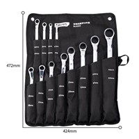 Deli double ring wrench set of 12 pieces, 5.5-32mm, DL0212