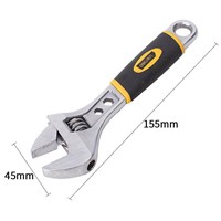 Deli Plastic handle Adjustable Wrench, 6&amp;quot;, DL30106
