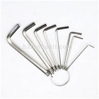 Deli Set of 8 hexagonal pieces with flat head for lifting ring, 1.5-6mm, DL3080
