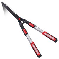 Deli Aluminium alloy extendable hedger shears (Red and black series), 27"~35" Carbon steel teflon plated blade  Aluminium alloy handle, DL580422