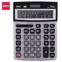 Deli E1616 Calculator 12-digit Metal Calculator