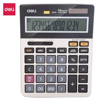 Deli E1671C
Calculator 150-check Calculator 14-digit Metal Calculator