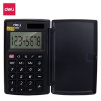 Deli E39219 8-digit Cover Calculator Pocket Calculator