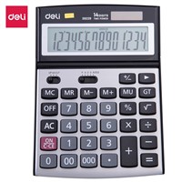 Deli E39229  Calculator 14-digit Metal Calculator